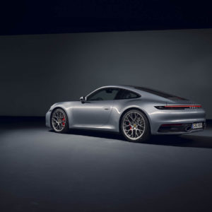 Photo 3/4 arrière Porsche 911 Carrera 4S Type 992 (2019)