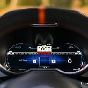 Photo combiné mode Track Alpine A110 S (2020)