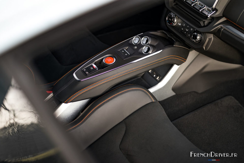 Photo console centrale Alpine A110 S (2020)