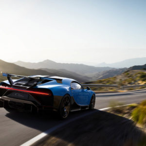 Photo dynamique Bugatti Chiron Pur Sport (2020)