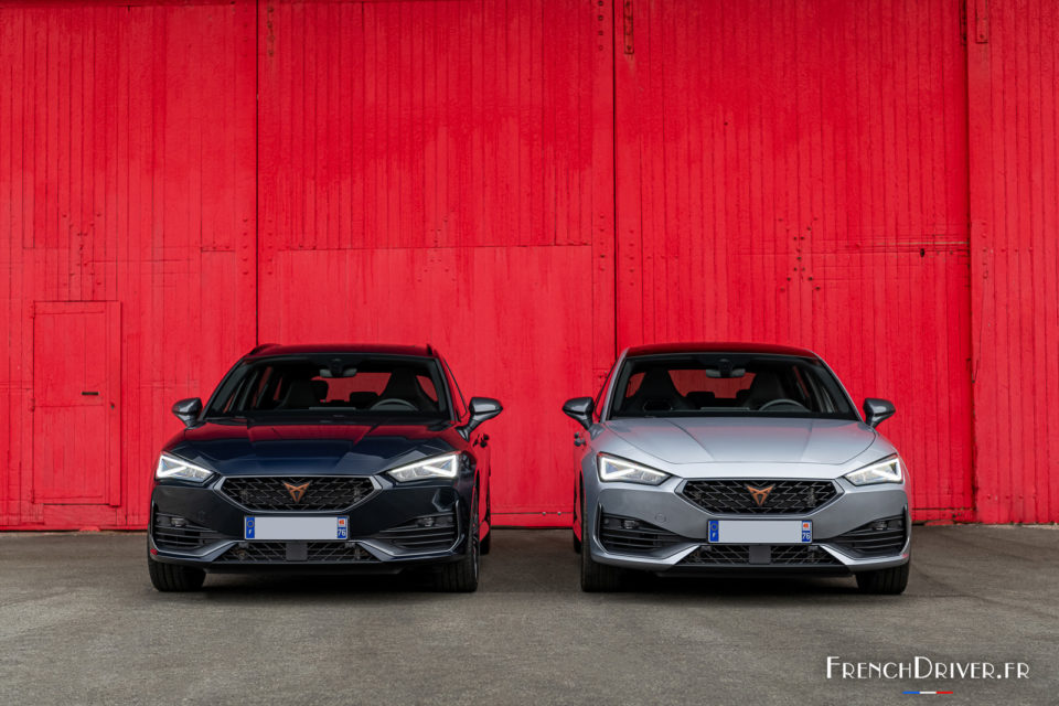Photo face avant Cupra Leon Berline et SportsTourer VZ 300 (2022