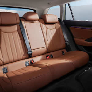Photo banquette arrière cuir Skoda Superb IV (2024)
